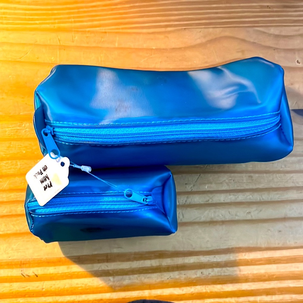 Small plastic travel bags